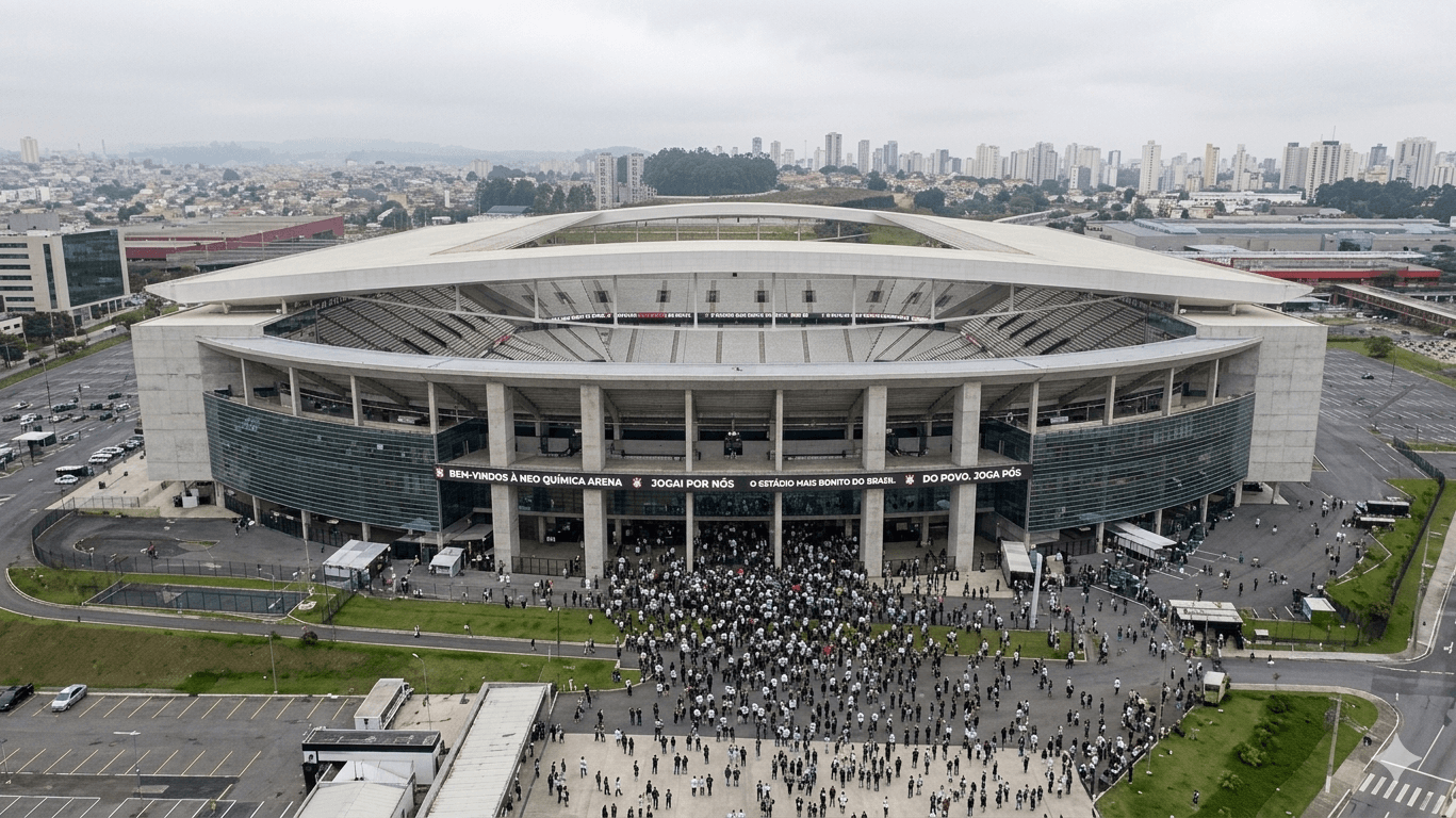 E se... CROCANTE essa projeção da NQA com 60 mil lugares feita por IA?